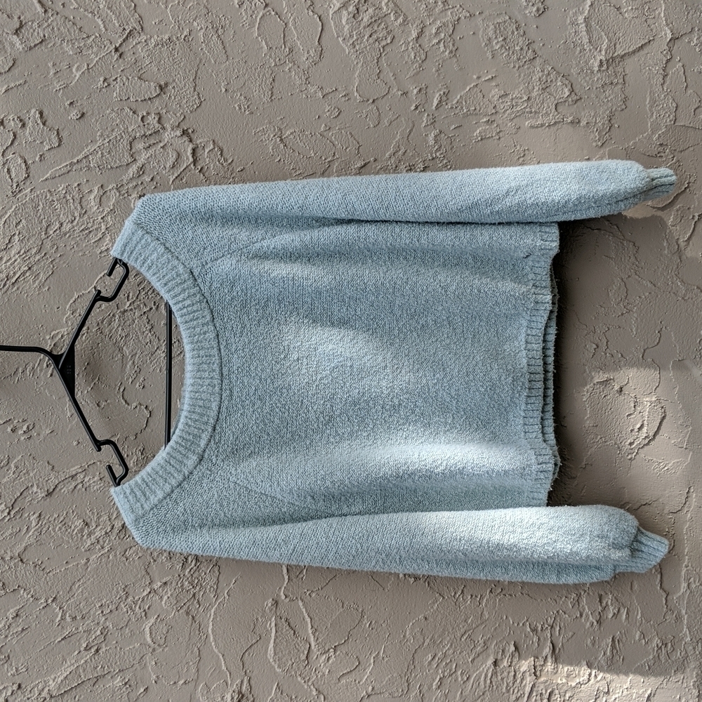 Hollister Women's Cropped Pullover Scoop Neck Sweater Size XS